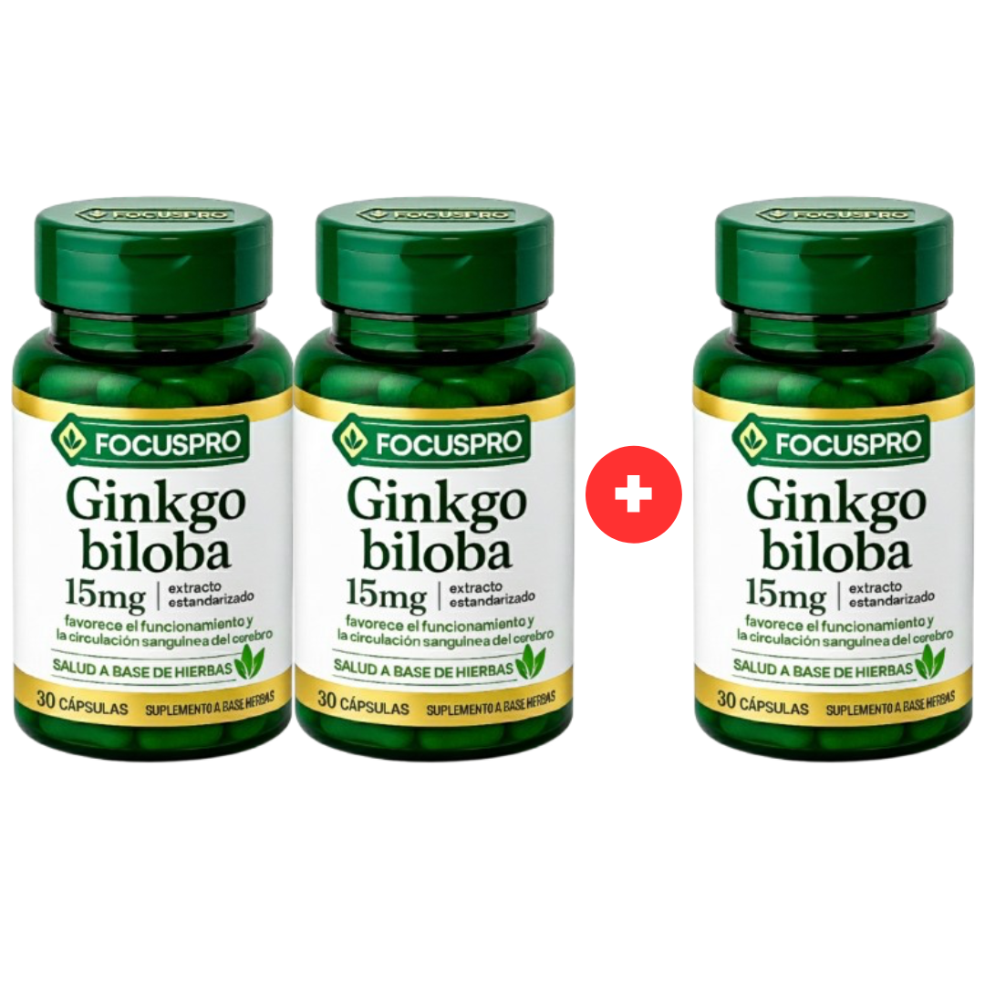 FOCUSPRO  👉 ¡Ginkgo Biloba en promoción por tiempo limitado!